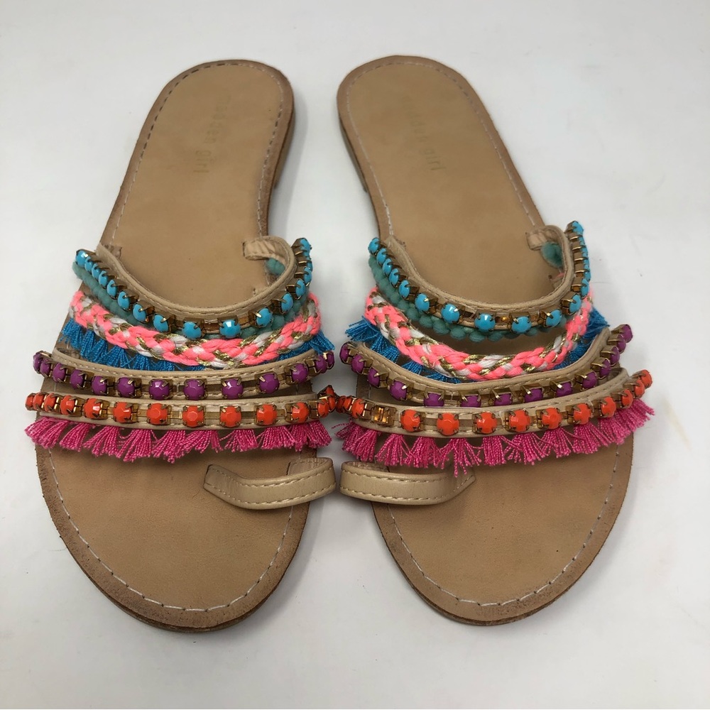 3 for $25 Madden Girl Blinged and Fringed Sandals